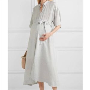 Hatch Collection Elsa Dress Naval Stripe | Size 1